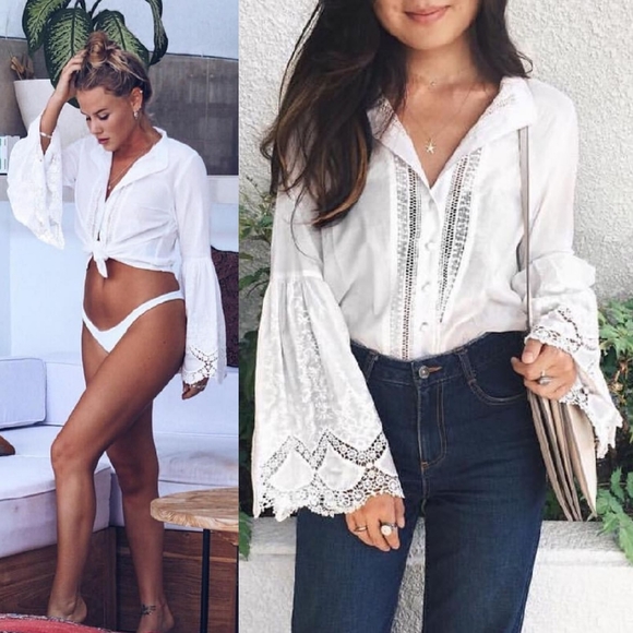 New Auguste Starlight Dancer Angel Black Blouse XS - Picture 8 of 16